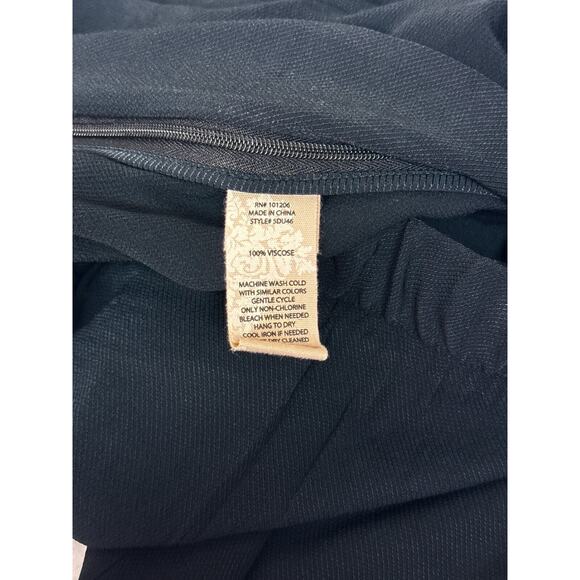 Soft Surroundings Pants 20W Womens Black Wide Leg Flowy Plus Size - Picture 7 of 7